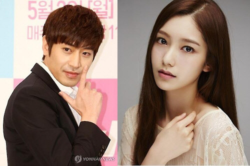 에릭-나혜미 열애 인정2016년 4월 또 오해영 제작발표회의 에릭[연합뉴스 자료사진]/ 나혜미[이매진아시아 제공]